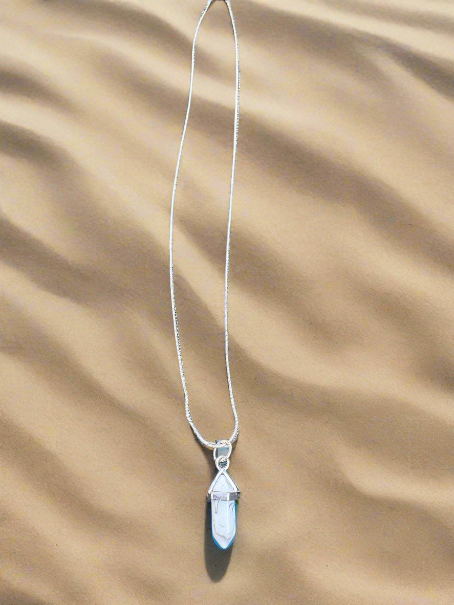 Quartz Hexagonal Pendant (Non Resin)