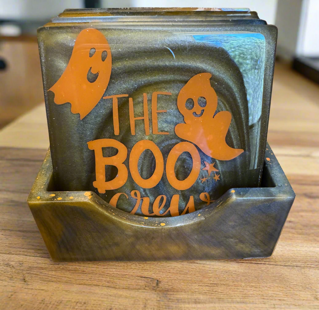 The Boo Crew Coaster Set