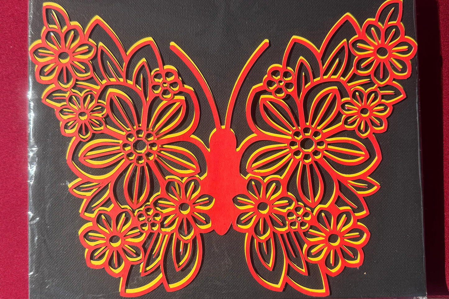 3D Butterfly Wall Art Canvas