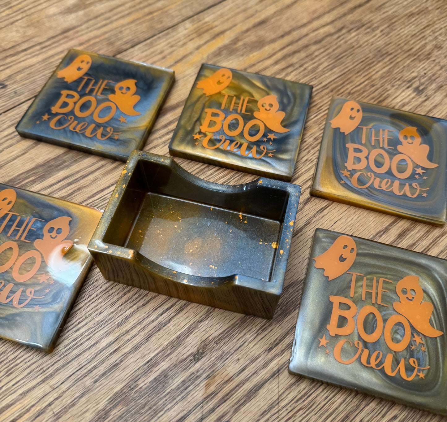 The Boo Crew Coaster Set