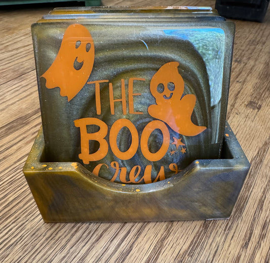 The Boo Crew Coaster Set