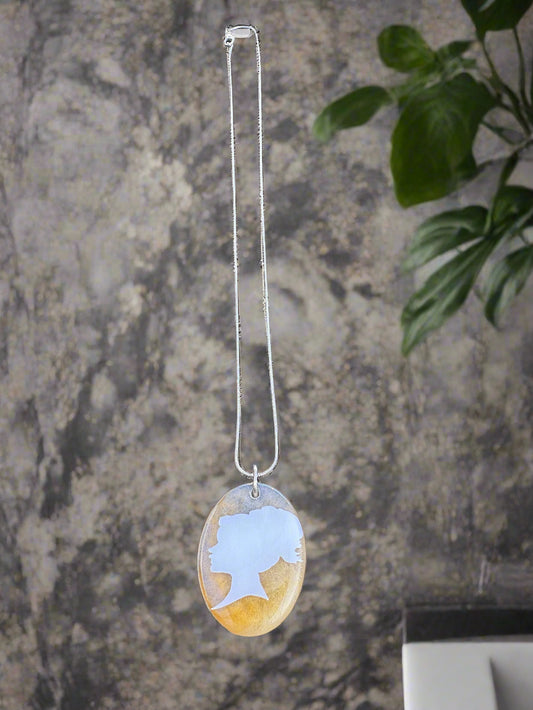 Handcrafted Resin Pendant Necklace