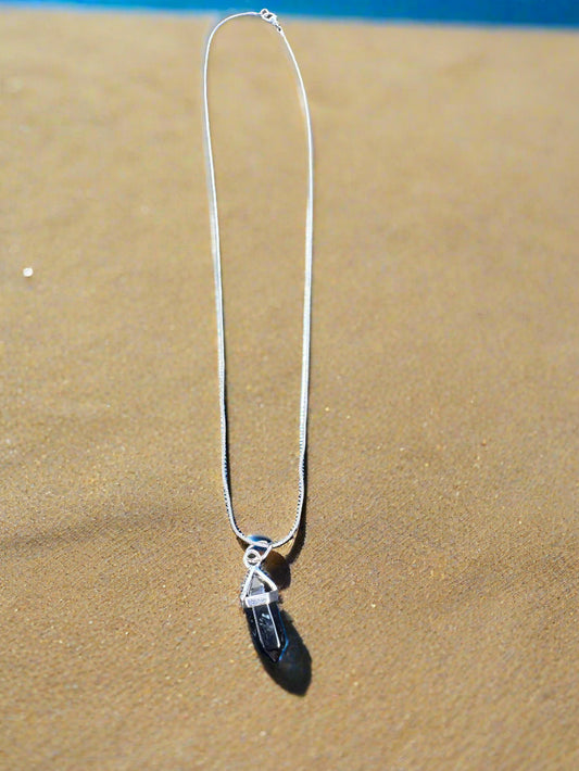 Quartz Hexagonal Pendant (Non Resin)
