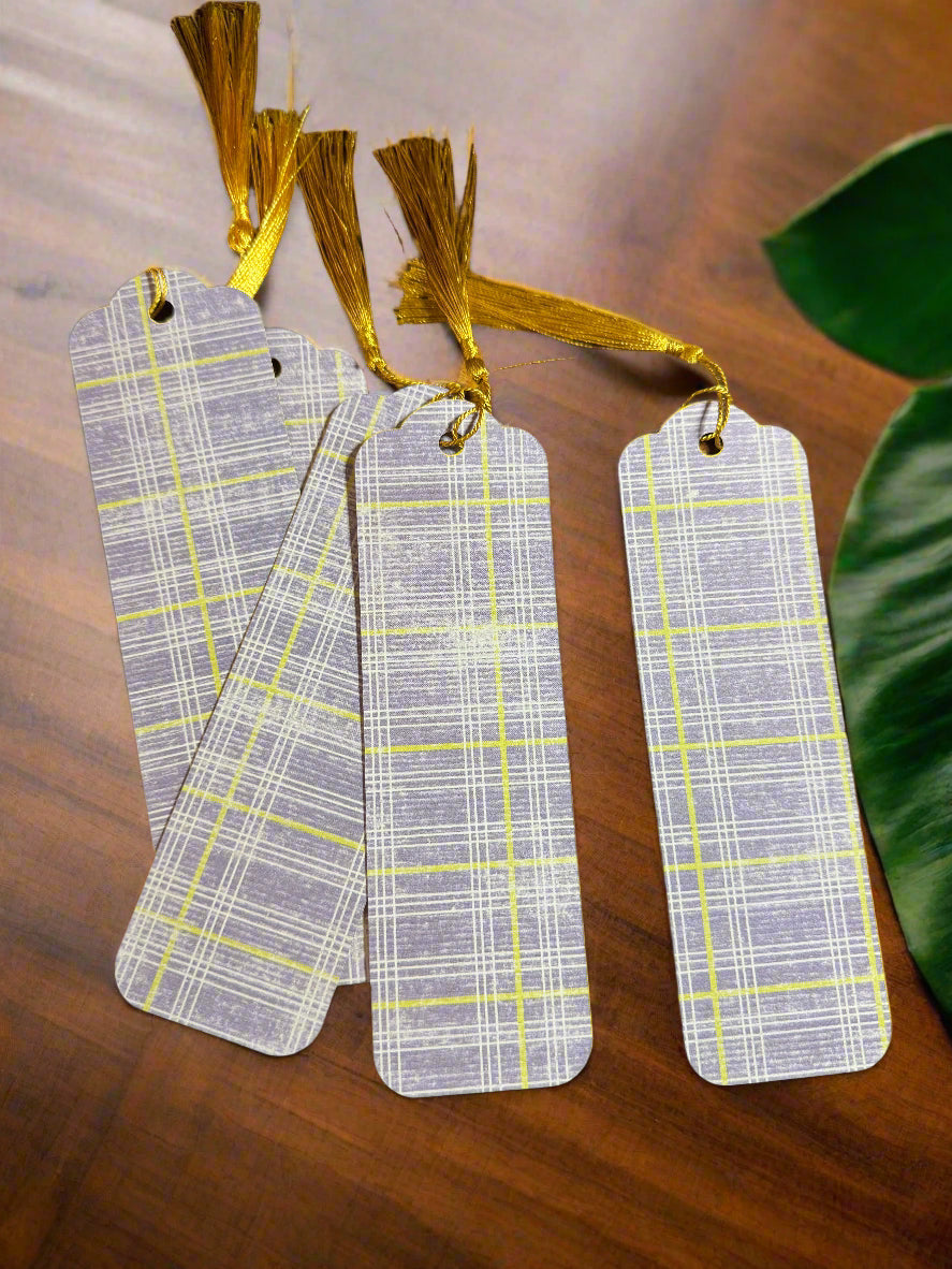 Handmade Cardstock Bookmark, Floral Stylish, Durable & Gift-Ready